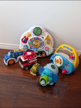 Lot 6mx VTech Kids Interactive Musical Learning Activity Toy Set